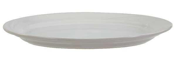 Platter, 12 x 8-3/4 In, Bright White, PK24
