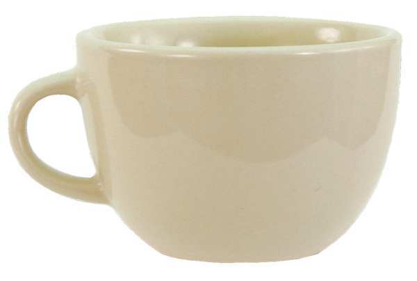 Bone White Dover Rolled Edge Cup 7 oz., Pk36