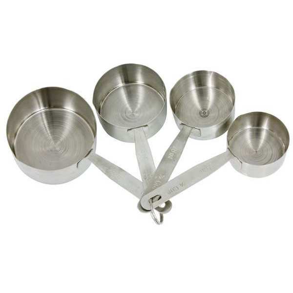 Measuring Cup Set, 1/4, 1/3, 1/2, and 1 Cup