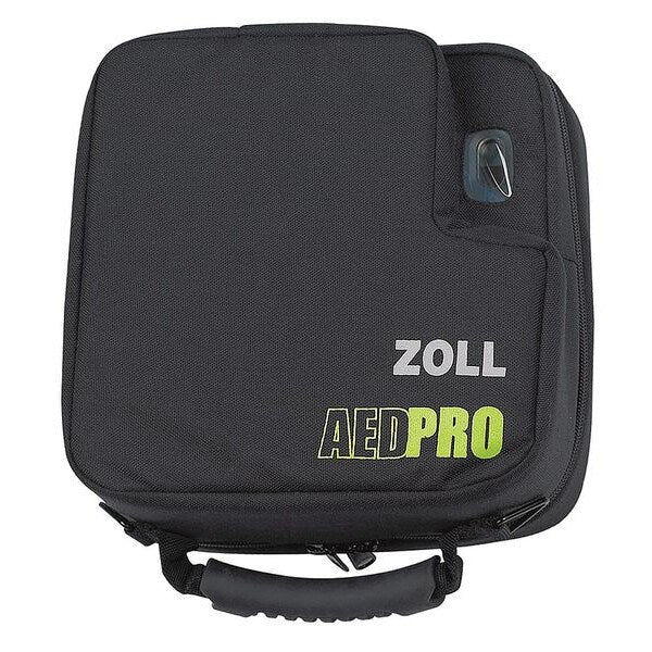 AED Protector Case, Canvas, Black, 3 in Height