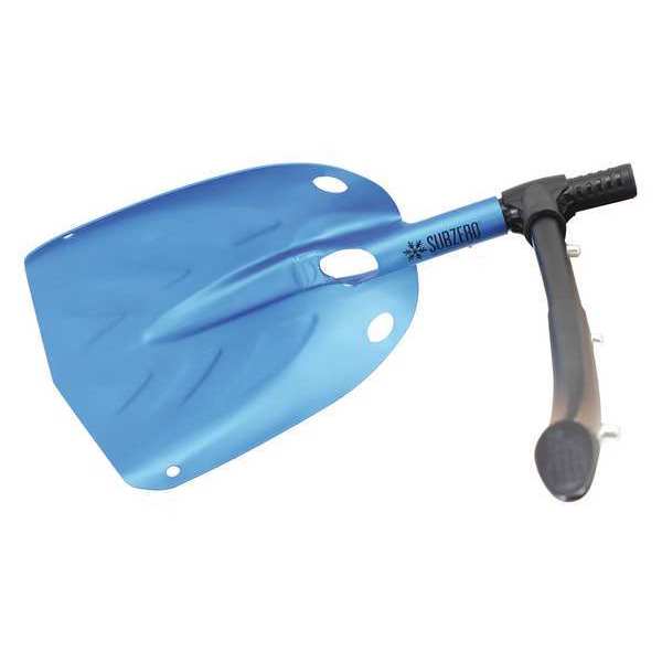 Snow Shovel, 22 in Plastic Offset T-Grip Handle, Aluminum Blade Material, 9 in Blade Width