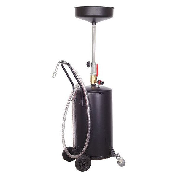 Portable Oil Drain, 18 gal., 14 1/2 In.