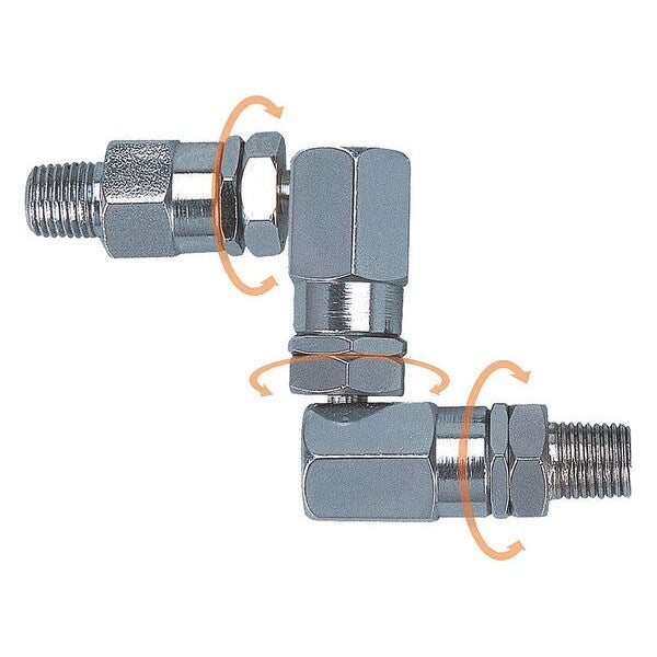 Grease Gun Swivel, 360 Deg., 1/4 In.
