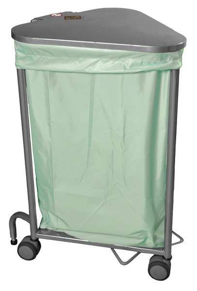 Triangular Collection Hamper with Quiet Closure Lid
