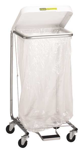 Single Medium Duty Hamper with Foot Pedal, 32