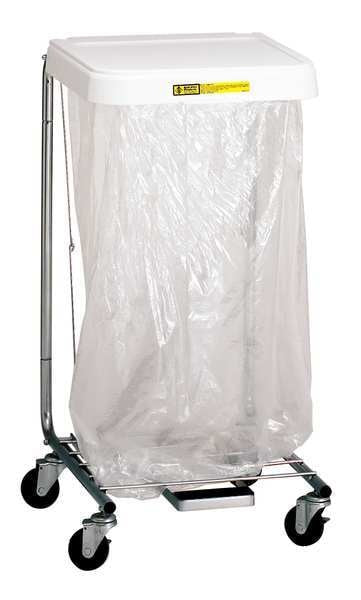 Single Medium Duty Hamper with Foot Pedal, 32