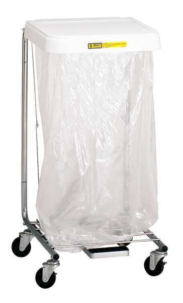 Single Medium Duty Hamper with Foot Pedal, 28