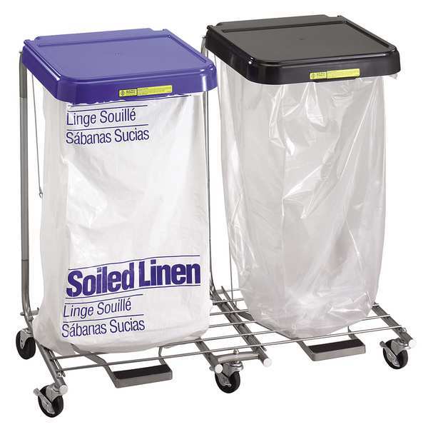 Double Medium Duty Hamper with Foot Pedal, 32