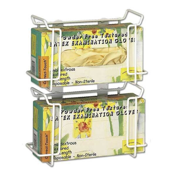 Double Wall Mount Wire Glove Box Dispenser