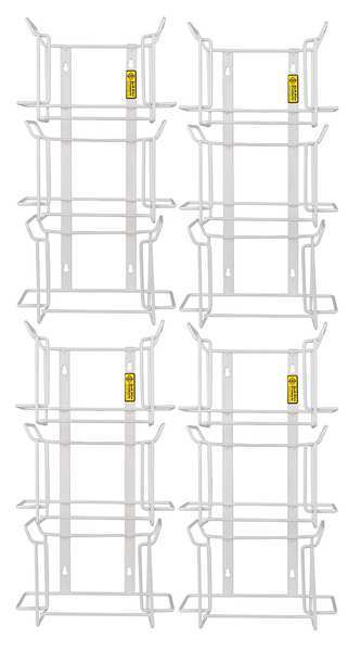 Triple Wall Mount Wire Glove Box Dispenser, 4 Pack
