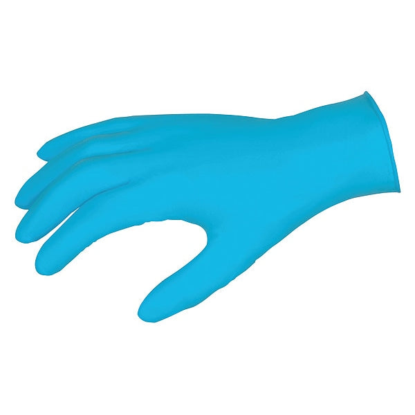 Disposable Industrial/Food Grade Gloves, Nitrile, Powder Free, Blue, M, 1000 PK