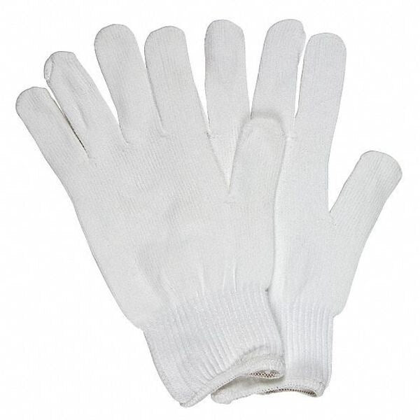 10 Gauge, Stretch Nylon, White, PK12
