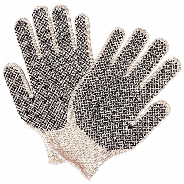 Regular Weight Cotton Poly White, L, PK12