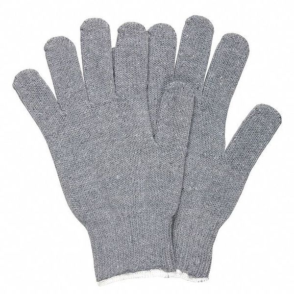 Heavy Weight Cotton Poly Gray He, M, PK12