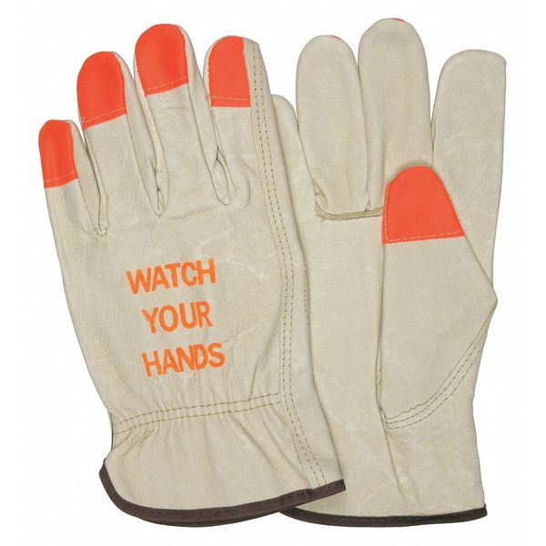 Prem Grade Grain Pigskin Driver, L, PK12