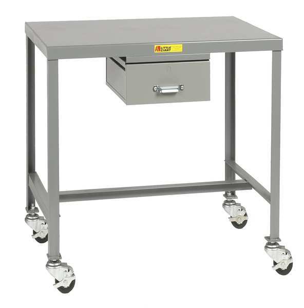 Mobile Work Table, 36 L x 24 W x 24 In. H
