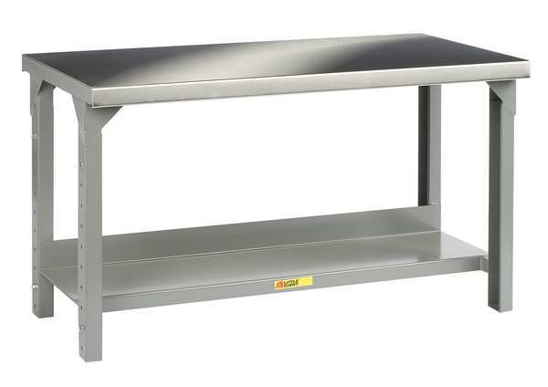 Bolted Workbenches, Stainless Steel, 72