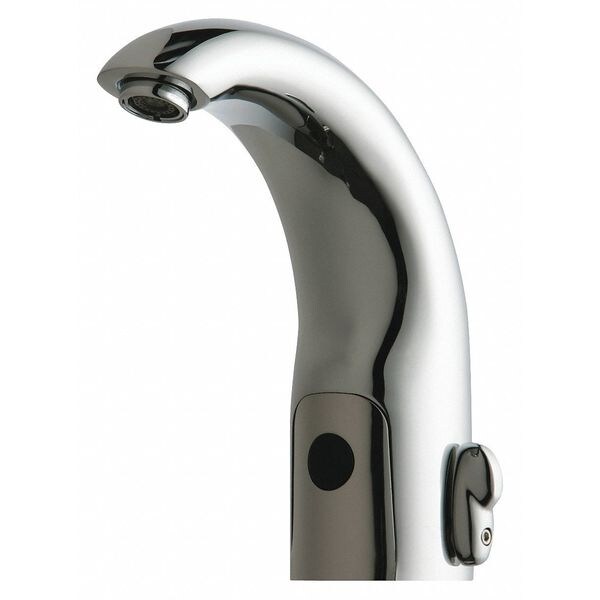 Electronic Sensor Single Hole Mount, 1 Hole Hytronic Contemporary  Faucet W/ Dual, Chrome plated