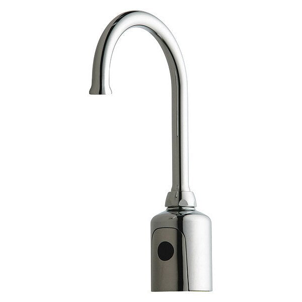 Electronic Sensor Single Hole Mount, 1 Hole Bathroom Faucet, Chrome plated