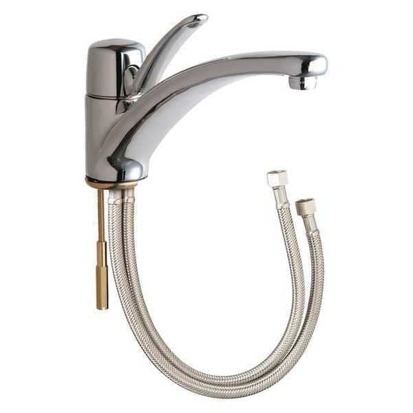 Manual Single Hole Mount, 1 Hole Single Lever Hot And Cold Water, Chrome plated