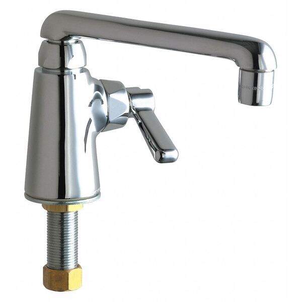 Manual Single Hole Mount, 1 Hole Single Supply Sink Faucet, Chrome plated