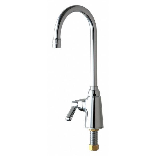 Manual Single Hole Mount, 1 Hole Single Supply Sink Faucet With Left, Chrome plated