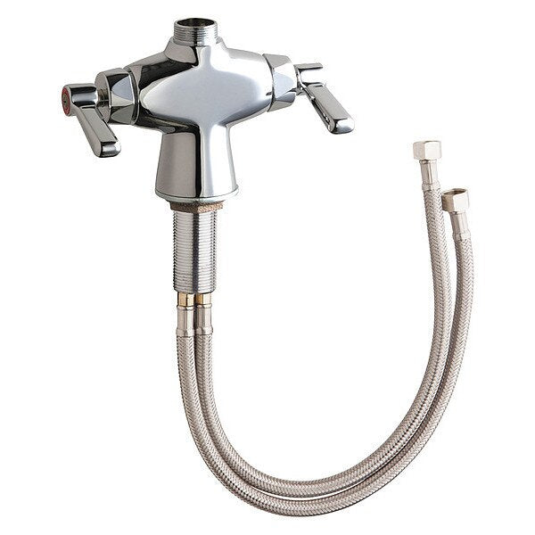 Manual Single Hole Mount, 1 Hole Sink Faucet, Chrome plated
