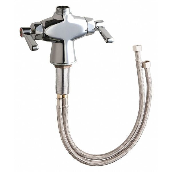 Manual Single Hole Mount, 1 Hole Sink Faucet, Chrome plated