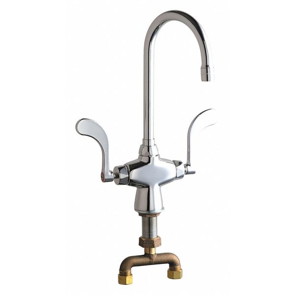 Manual Single Hole Mount, 1 Hole Sink Faucet, Chrome plated