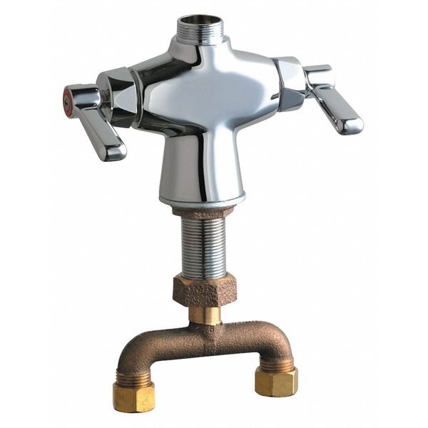 Manual Single Hole Mount, 1 Hole Sink Faucet, Chrome plated