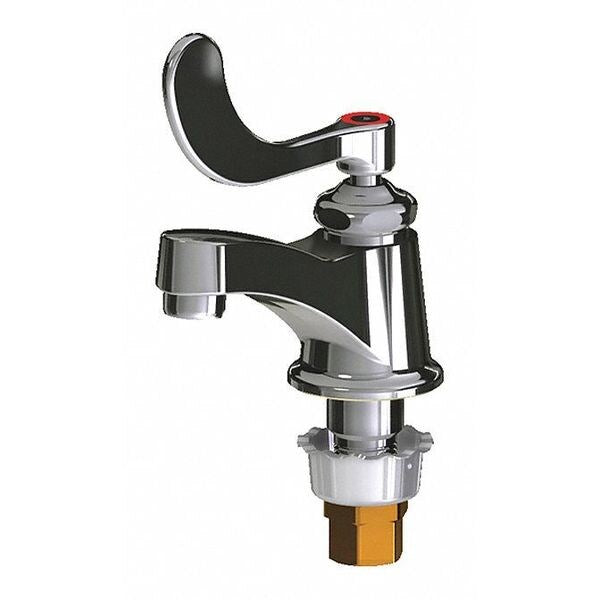 Manual Single Hole Mount, 1 Hole Bathroom Faucet, Chrome plated