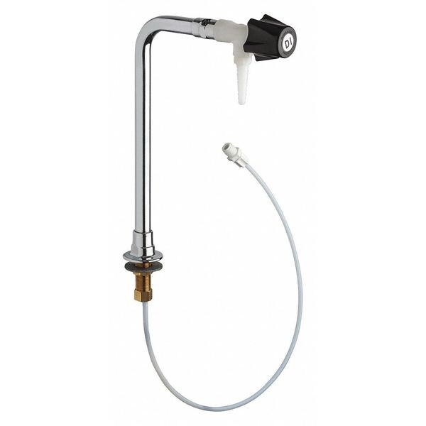 Single Handle Single Hole Mount, 1 Hole Polypropylene Pure Water Faucet, Polished chrome