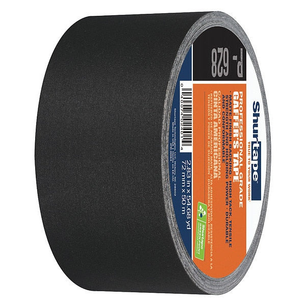 Gaffers Tape, 50m x 72mm, Black, Pk16