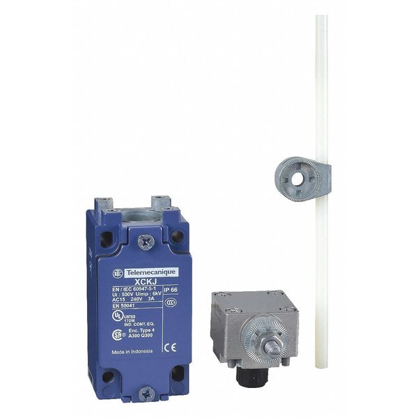 Heavy Duty Limit Switch, Adjustable Rod, Rotary, 1NC/1NO