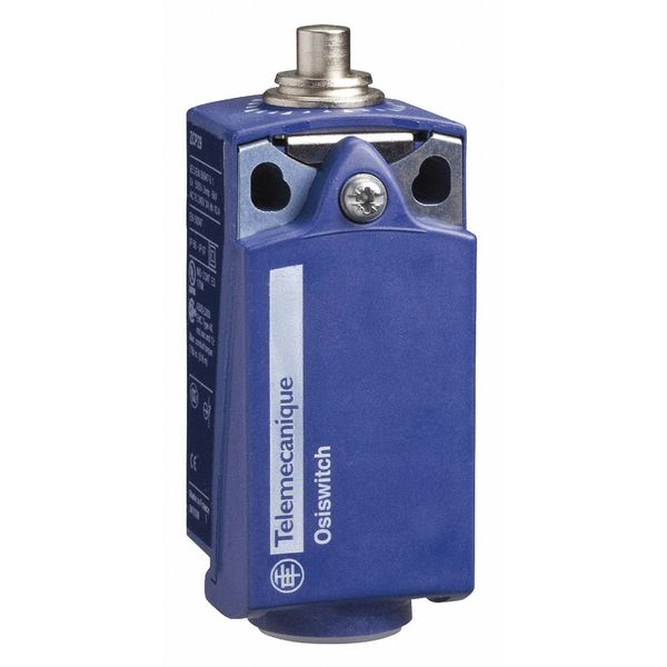 Limit Switch, Plunger, 1NC/1NO, 10A @ 240V AC, Actuator Location: Top