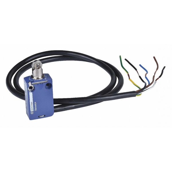 Limit Switch, Plunger, Roller, 1NC/1NO, 6A @ 240V AC