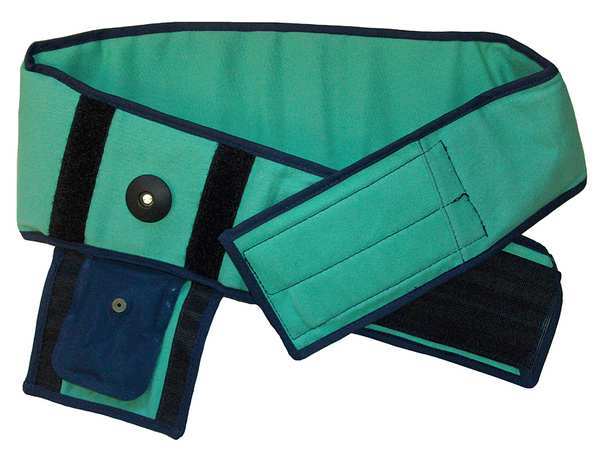 Fire-Resistant Back Support, Green, S
