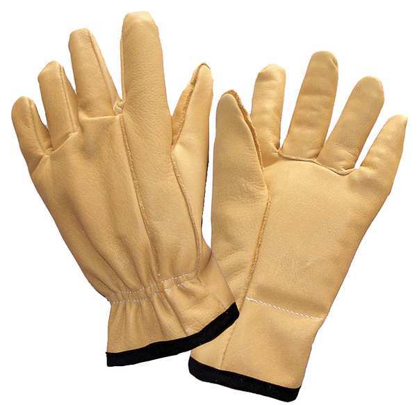 Anti-Vibration Gloves, Leather, XL, PR