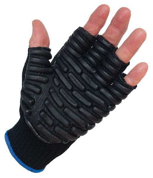 Anti-Vibration Gloves, Half, L, PR