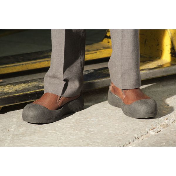 Overshoe Stl Toe Guard, Unisex, 2XS, Blk, PR