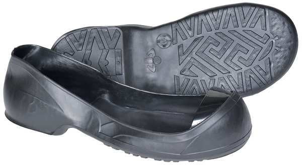 Overshoes, Men, 3XL, Pull On, Black, PVC, PR