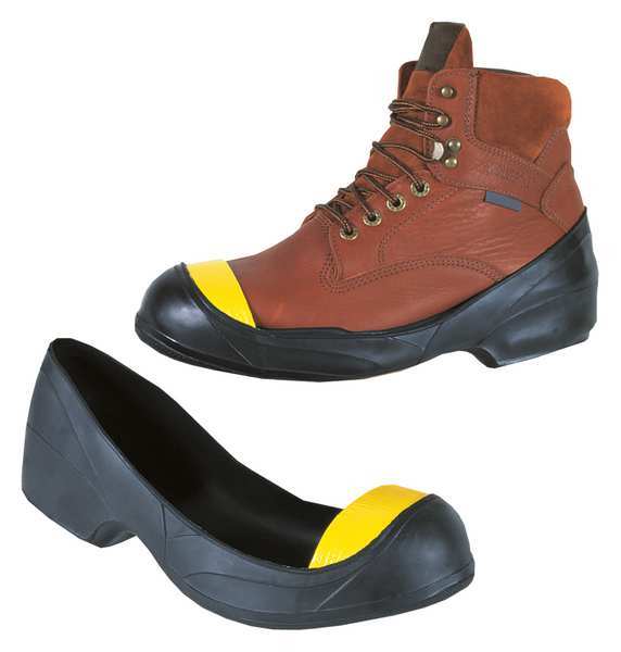 Overshoes, Men, 3XL, Pull On, Black, PVC, PR