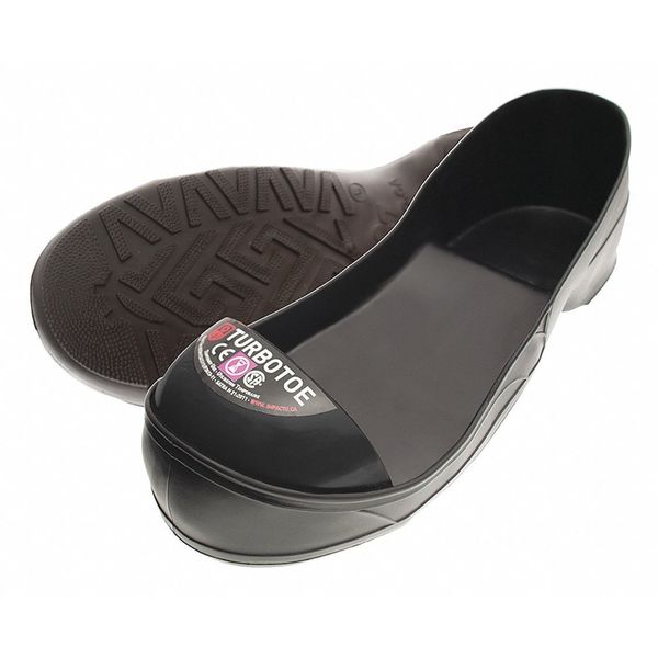 Overshoes, Men, 3XL, Pull On, Black, PVC, PR
