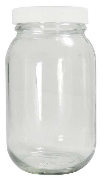 Bottle, Wide, 8 Oz, Standard, Glass, PK24