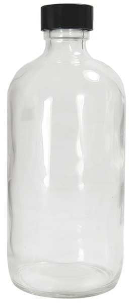 Bottle, Sfty Ctd, 16 Oz, Boston Round, PK60