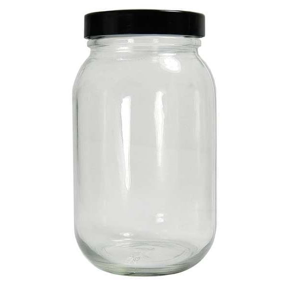 Bottle, Wide, 8 Oz, Standard, Glass, PK24
