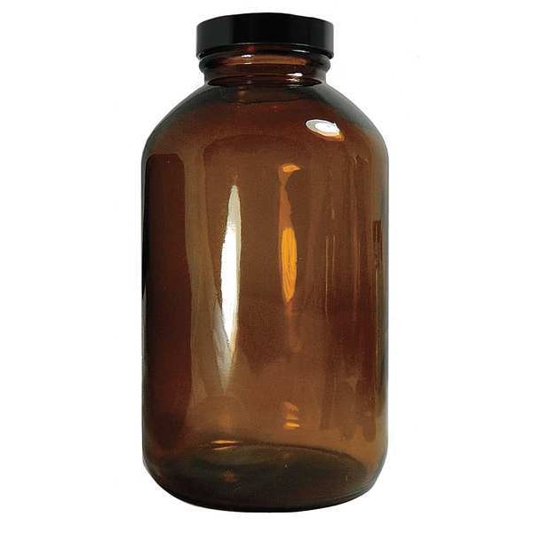 Bottle, Wide Mouth, 4 Oz, Packer, Glass, PK24