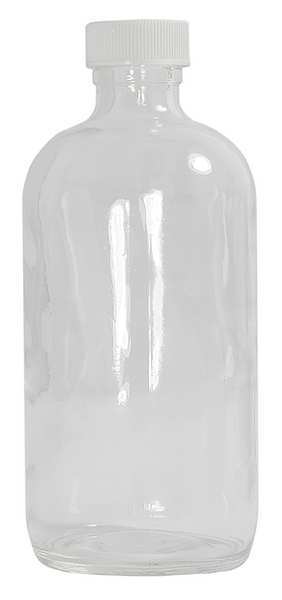 Bottle, Sfty Ctd, 16 Oz, Boston Round, PK60