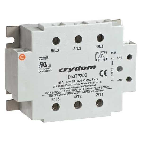 Solid State Relay, 180 to 280VAC, 50A