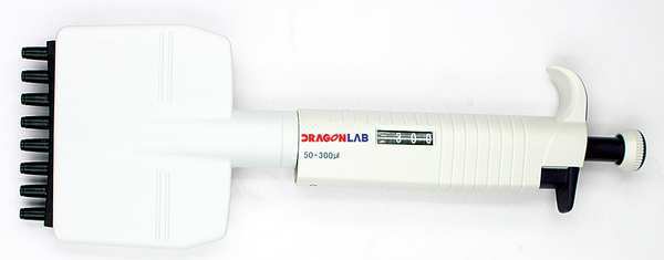 Micropipette, 8-Channel, 0.5-10uL, ABS